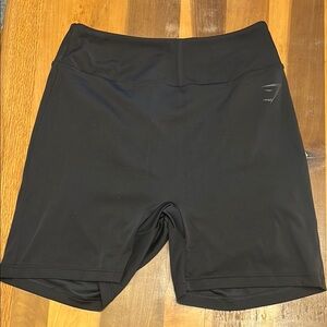 Black Athletic Biker Shorts